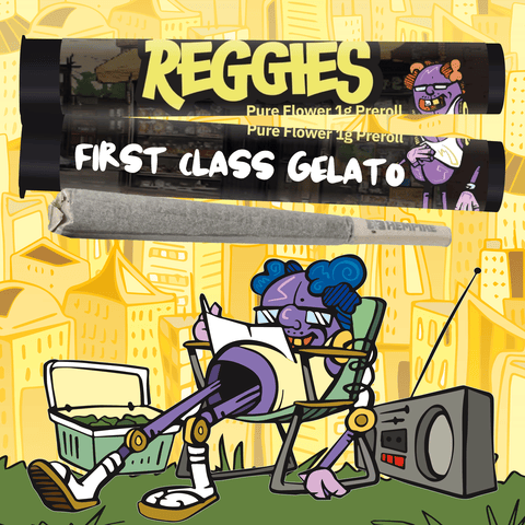 Reggie's 1g Preroll - First Class Gelato