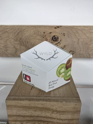 WYLD | 100MG | Kiwi 1:1 (Sativa) THC:THC-V Gummies 10pk