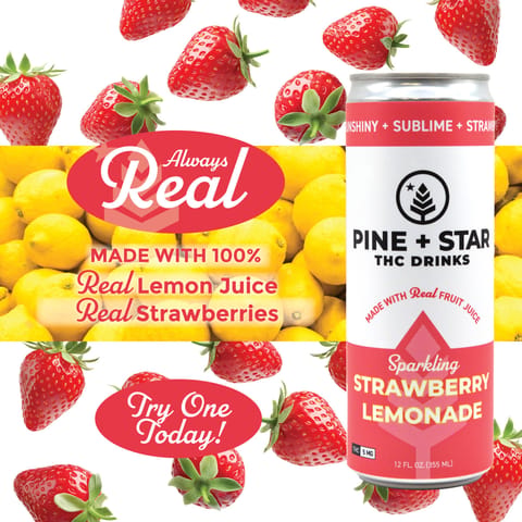 Strawberry Lemonade 5mg Seltzer | 4 for $20 - 5mg