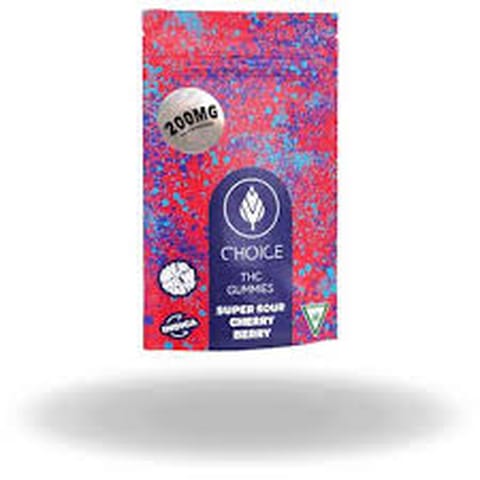 AU Choice Gummies 200mg - (Sour Cherry Berry)