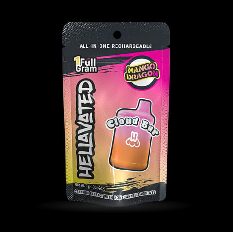 Hellavated | Cloud Bar | - Mango Dragon | 1g