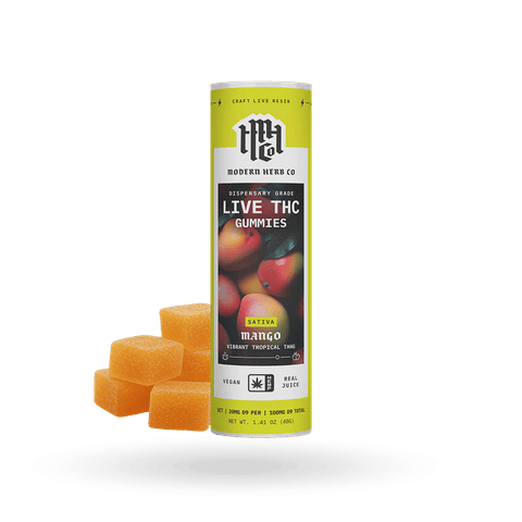 Live D9 THC Gummies | Mango (Sativa) - 5 count