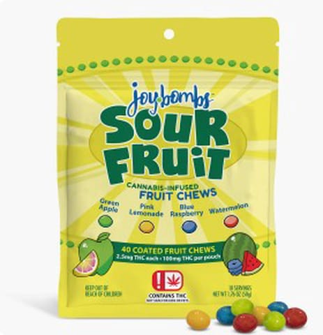Joybombs | Sour Fruit |100mg