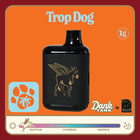 Mule | Trop Dog | 1G | Live Resin | Dank Tank | Disposable