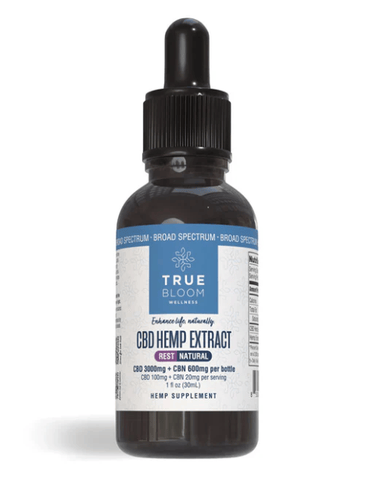 3000mg CBD + 600mg CBN Broad Spectrum Rest Tincture - 1 fl oz.