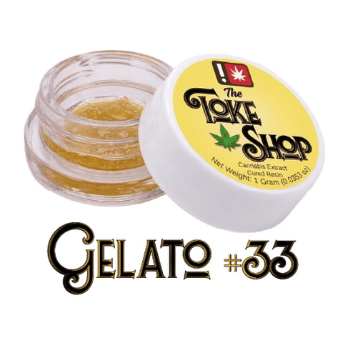 THE TOKE SHOP | CURED RESIN | GELATO #33 | HYBRID | 1 GRAM