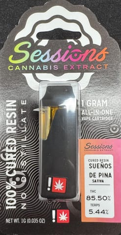 Cartridge Disposable | Sessions Cured Resin | - Sueños De Pina (S)