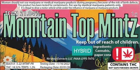 Nirvana | Pre-Roll Pack | 7G - Mountain Top