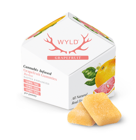Wyld | Grapefruit (S) 1:1:1 | 10mg THC / 10mg CBG / 10mg CBC x 10 Gummies