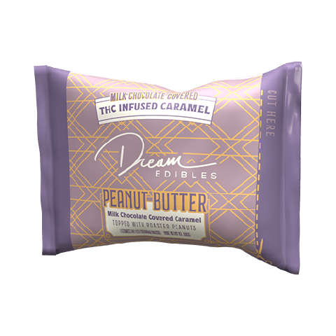 Dream Edibles - Peanut Butter Milk Chocolate Covered Single