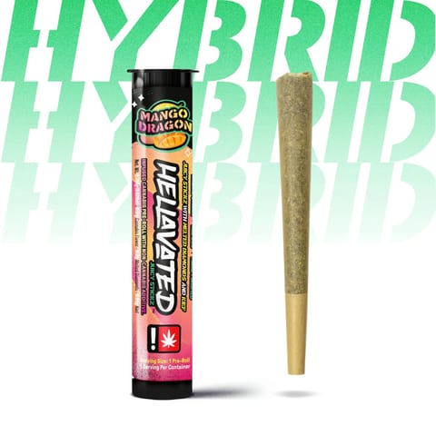 Mango Dragon Infused Preroll (Hellavated)