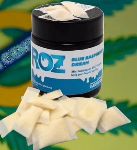 Roz Pouches Blue Raspberry Dream Haute & Heady