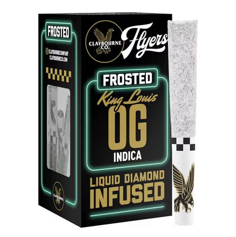 Claybourne Co. -  King Louis OG - Flyers Frosted Infused .5g 2 Pack
