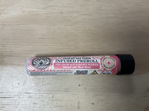 Golden sands infused preroll