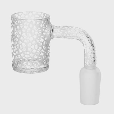 Mixed Design - Etched Quartz Banger | 14mm M
