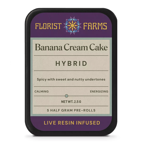 Banana Cream Cake .5g Infused Pre-roll (5PK)