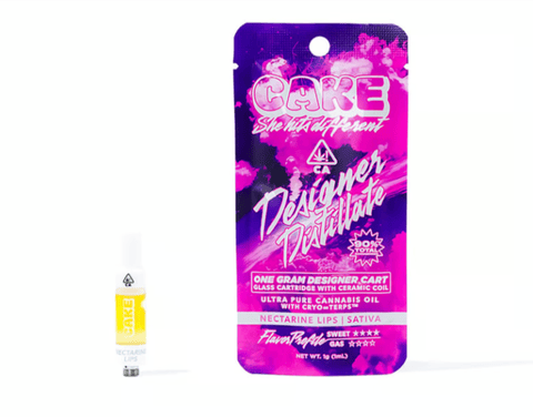 CAKE - DD Cart - 1 gram 510 Thread - Nectarine Lips