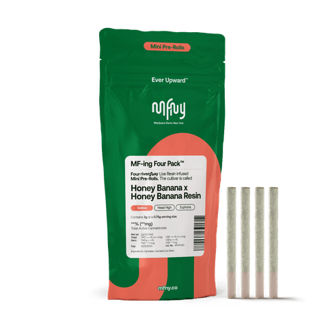 MFNY | Honey Banana x Honey Banana | Live Resin Infused Pre-Roll 4pk | 3g