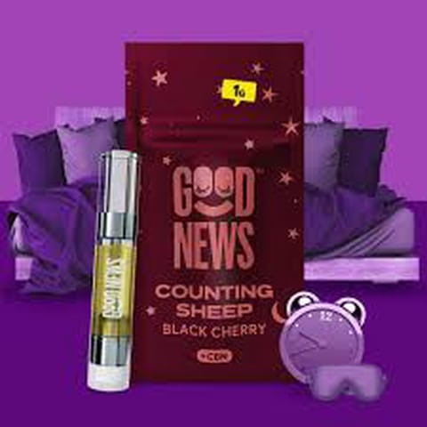 Good News - Counting Sheep + CBN - Black Cherry - Cartridge 1g
