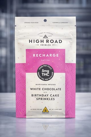High Road White Chocolate Birthday Cake Sativa 5mg 20pk
