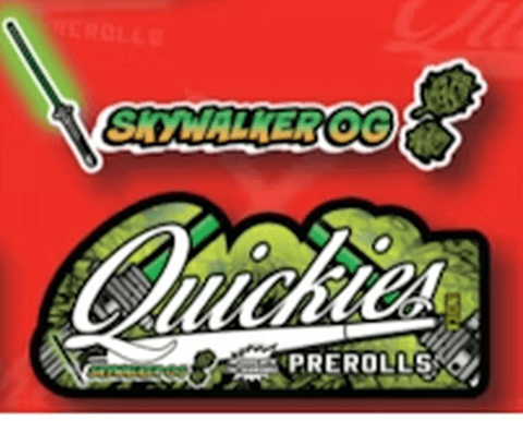 Quickies Prerolls - Skywalker OG Infused - 1g - Quickies Prerolls - Skywalker OG Infused - 1g.