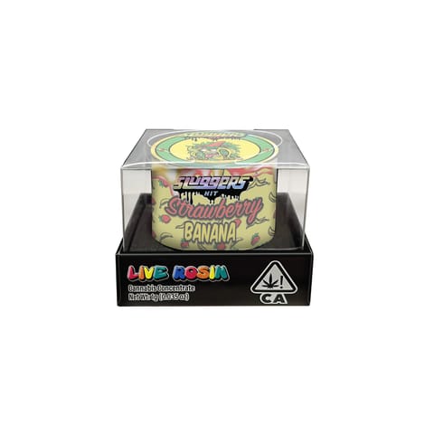 SLUGGERS - ROSIN BADDER - STRAWBERRY BANANA - 1G