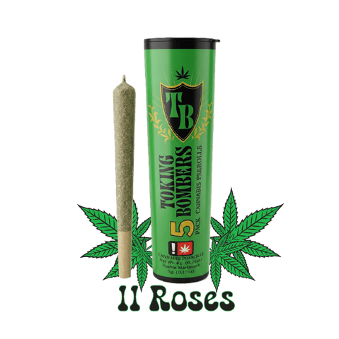 BOMBERS MULTI-PACK JOINTS | 11 ROSES | INDICA DOMINANT HYBRID | 1 GRAM | X5