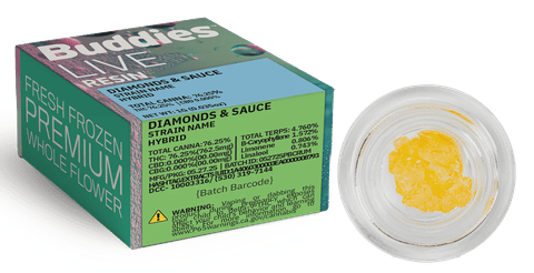 Buddies - Pineapple Burst - 1g Diamonds & Sauce