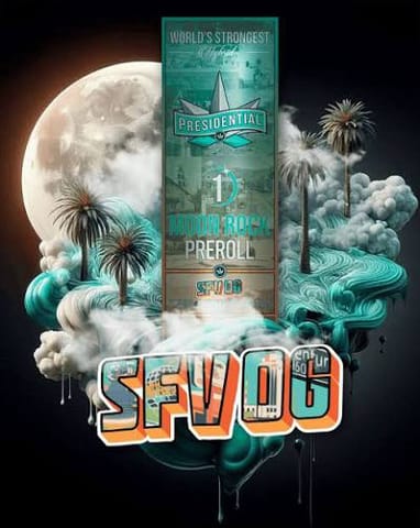 Presidential - 1g Moon Rock Preroll - SFV OG
