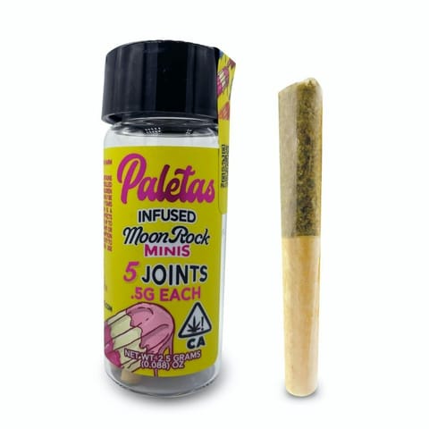 PALETAS - INFUSED PREROLL MULTIPACK - PINEAPPLE EXPRESS MOONROCK MINIS - 2.5G