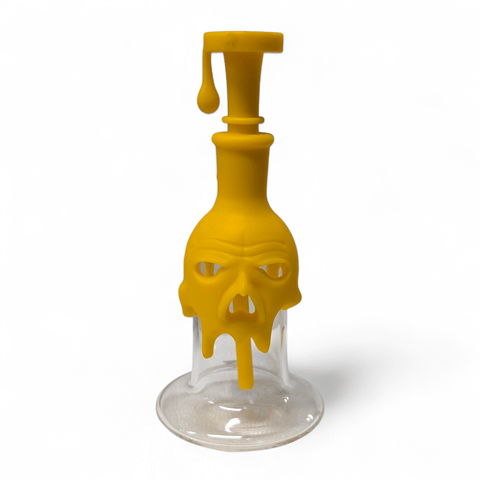 Silicone Drip Skull - Yellow