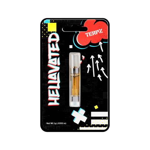 Hellavated | Haze | 1G | Terpz | Flavored Distillate | Cartridge