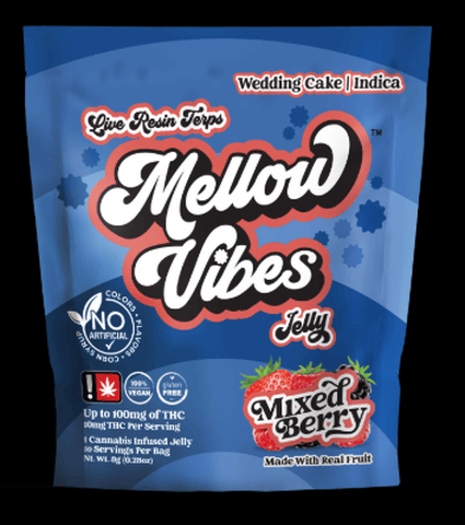 Mellow Vibes | Mixed Berry | 100MG | Single Gummy