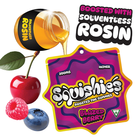 Blazed Berry (Indica) Rosin Gummies