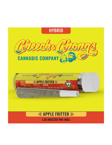 Apple Fritter - Cheech & Chong - Distillate Infused Pre-Roll - Hybrid - 1.2G**
