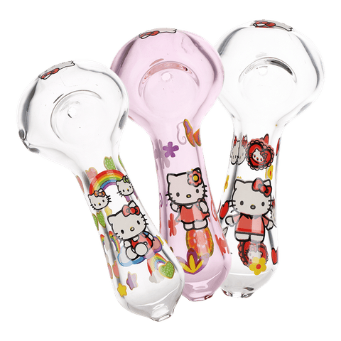 4.5in Hey Kitty Glow in the Dark Print Spoon