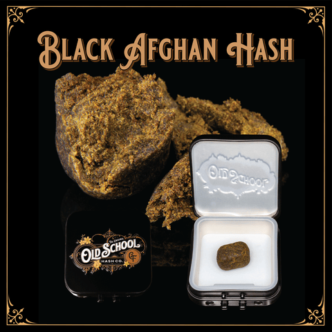 Black Afghan | 2g Soft Hash | Old School Hash Co