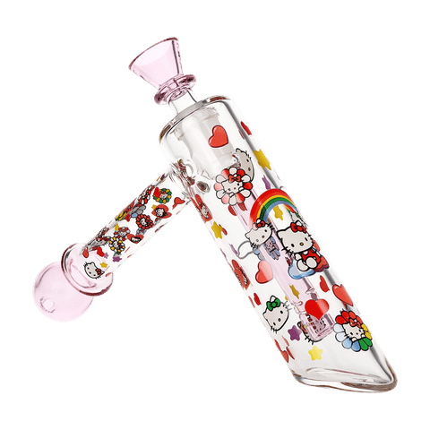Happy Feels Kitty Glass Bubbler