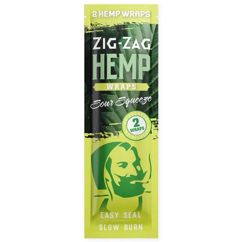 Zigzag Hemp Wraps- Sour Squeeze
