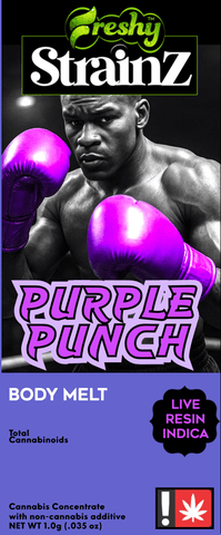 Freshy | Purple Punch | 1G | Strainz | Flavored Live Resin | Cartridge