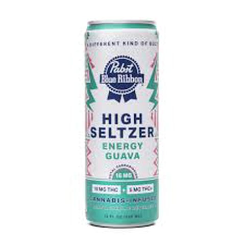 PBR Infused Seltzer Daytime Guava 15mg Single Can, LP District 11 Inc.