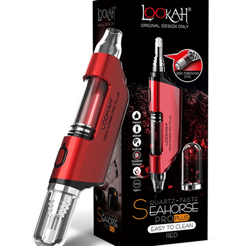 Lookah Seahorse | Red | Pro Plus | Electric Nectar Collector