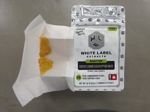 White Label Extracts | Super Lemon Eucalyptus Haze | 2g