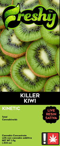 Killer Kiwi Live Resin 1G Cartridge (Freshy)