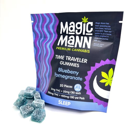 Time Traveler "Sleep" , Blueberry Pomegranate, 20pkGummies