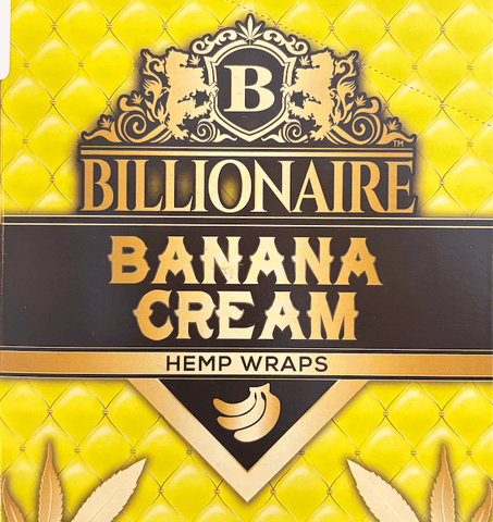billionaire banana cream hemp wrap