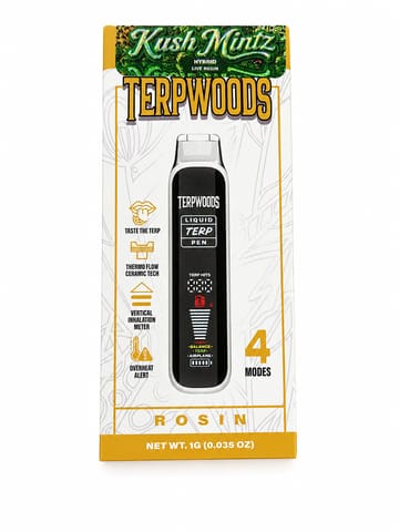 Terpwoods | Kush Mintz Live Rosin Vape | AIO | 1g