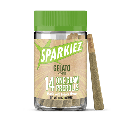 SPARKIEZ - INDOOR PREROLL MULTIPACK - GELATO - 14G