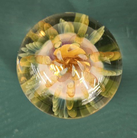 Wytry | Marble | Green/Pink Flower