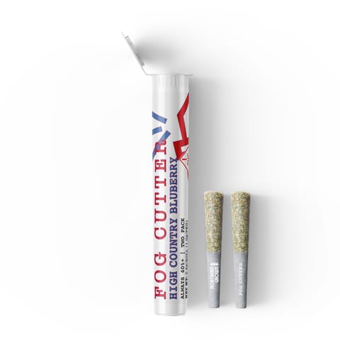 Fog Cutter Infused Joint 2 Pack (High Country Blueberry) - 1 Gram